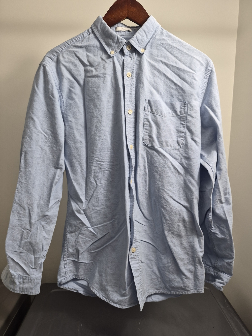 Frank & Oak Light Blue Oxford Button-Down Shirt